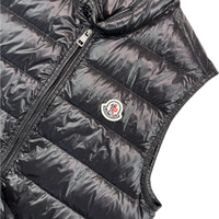 Moncler Vest, Herre 'Sort' Giu (M1 / Small)