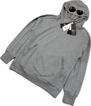 C.P. Company Hoodie, Herre Goggles 'Grå' (Large)