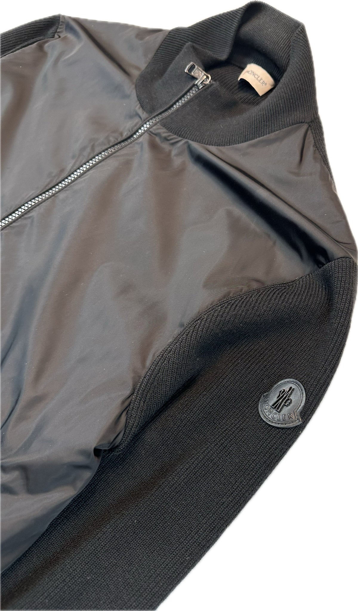 Moncler Cardigan, Herre 'Sort' Maglione Tricot (Medium)