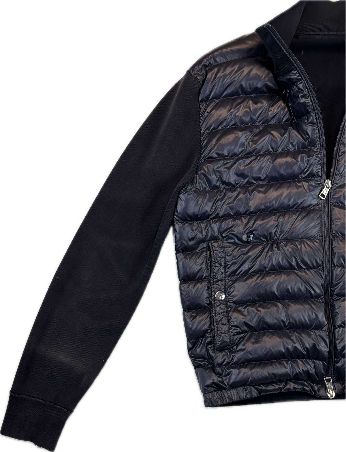 Moncler Cardigan, Herre 'Sort' Maglia (Medium)