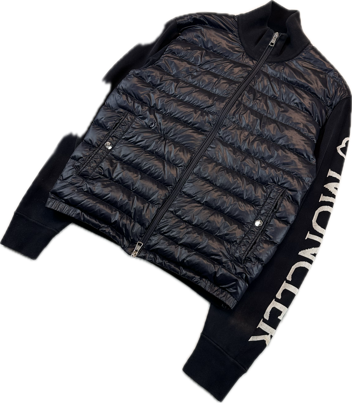 Moncler Cardigan, Herre 'Sort' Maglia (Medium)