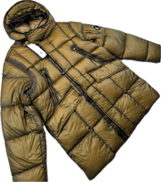 C.P. Company Jakke, Herre D.D. Shell Down Parka 'Brun / Guld' (Large, X-Large & XX-Large)