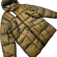 C.P. Company Jakke, Herre D.D. Shell Down Parka 'Brun / Guld' (Large, X-Large & XX-Large)