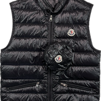 Moncler Vest, Herre 'Sort' Giu (M1 / Small)