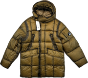 C.P. Company Jakke, Herre D.D. Shell Down Parka 'Brun / Guld' (Large, X-Large & XX-Large)
