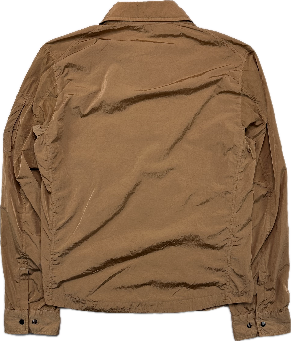 C.P. Company Overshirt, Herre Chrone-R Nylon 'Brun' (Large)