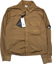 C.P. Company Overshirt, Herre Chrone-R Nylon 'Brun' (Large)