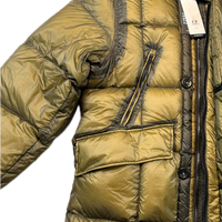 C.P. Company Jakke, Herre D.D. Shell Down Parka 'Brun / Guld' (Large, X-Large & XX-Large)