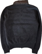 Moncler Cardigan, Herre 'Sort/Grå' Maglione Tricot (Large)
