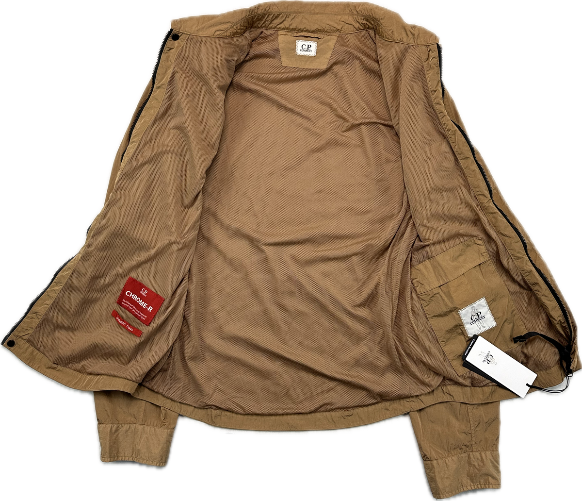 C.P. Company Overshirt, Herre Chrone-R Nylon 'Brun' (Large)