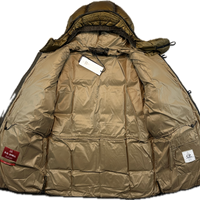 C.P. Company Jakke, Herre D.D. Shell Down Parka 'Brun / Guld' (Large, X-Large & XX-Large)