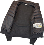 Moncler Cardigan, Herre 'Sort/Grå' Maglione Tricot (Large)