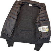 Moncler Cardigan, Herre 'Sort/Grå' Maglione Tricot (Large)