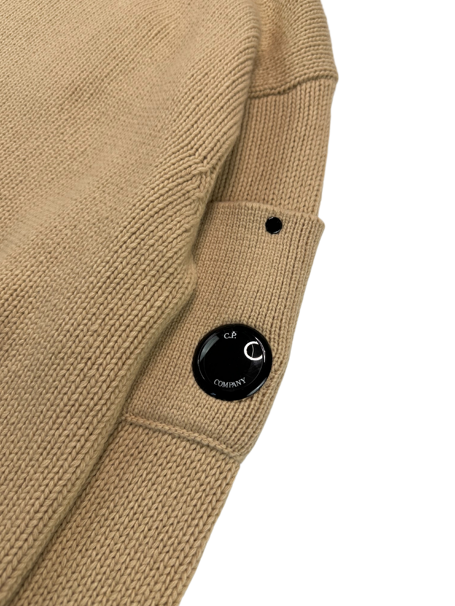 C.P. Company Sweater, Herre Lambswool 'Beige' (X-Large / 52)