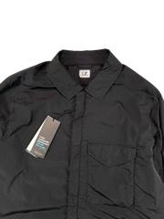 C.P. Company Overshirt, Herre Chrone -R Nylon 'Sort' (X-Large)