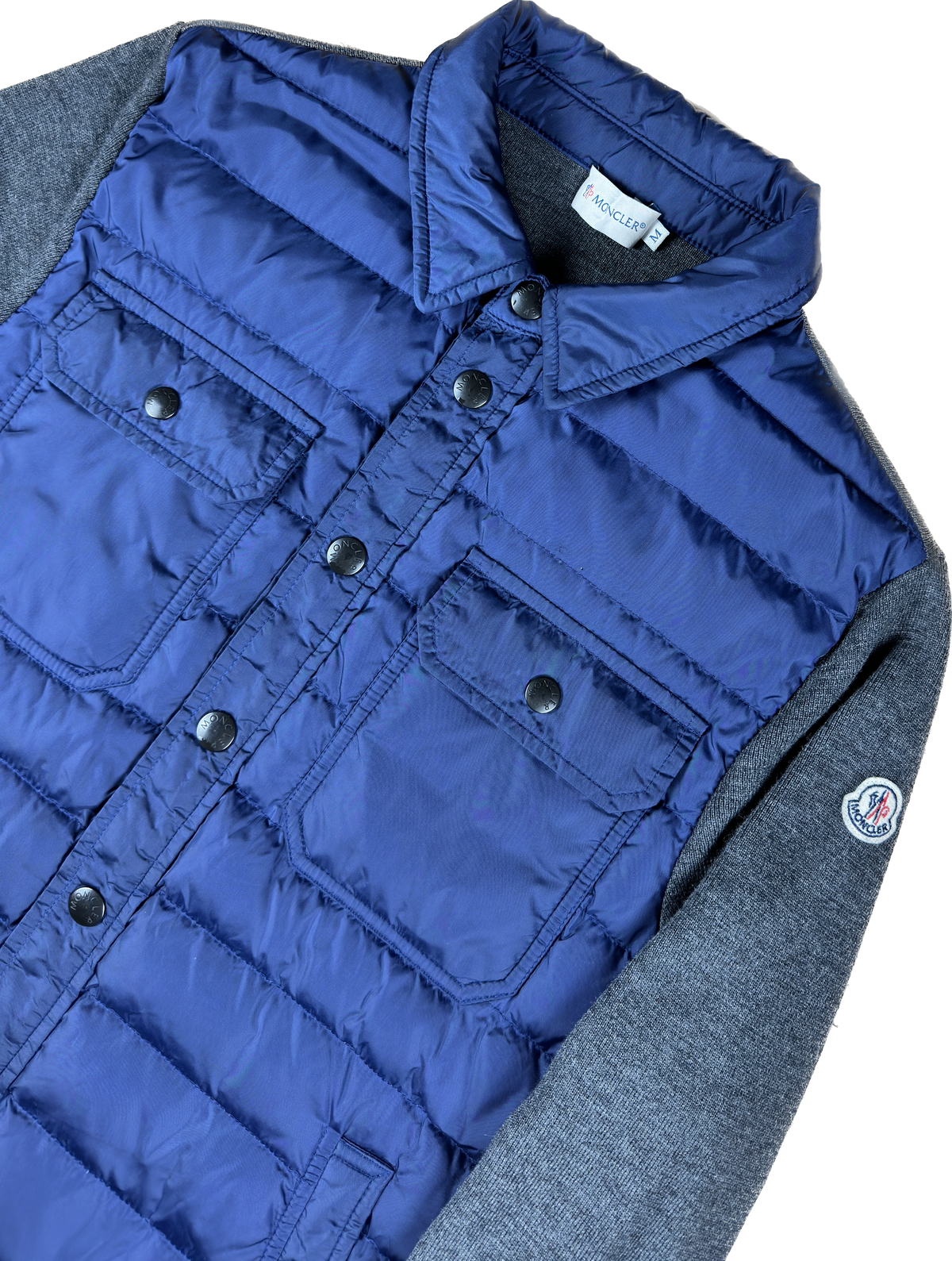 Moncler Cardigan, Herre 'Blå' Maglia (Medium)
