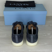 Lanvin Sneakers, 'Navy Suede' Mat Toe (40)