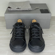 Giuseppe Zanotti, 'Black Leather' Frankie (40)