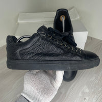 Balenciaga Sneakers, 'Black Leather' Arena (42)