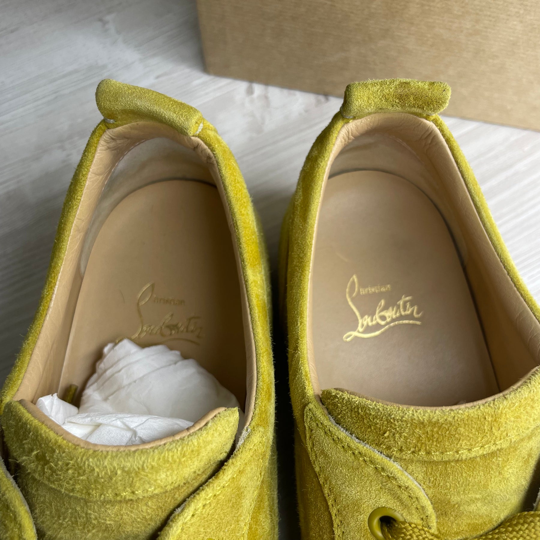 Christian Louboutin Sneakers, Herre Junior Orlato 'Gul' (44.5)
