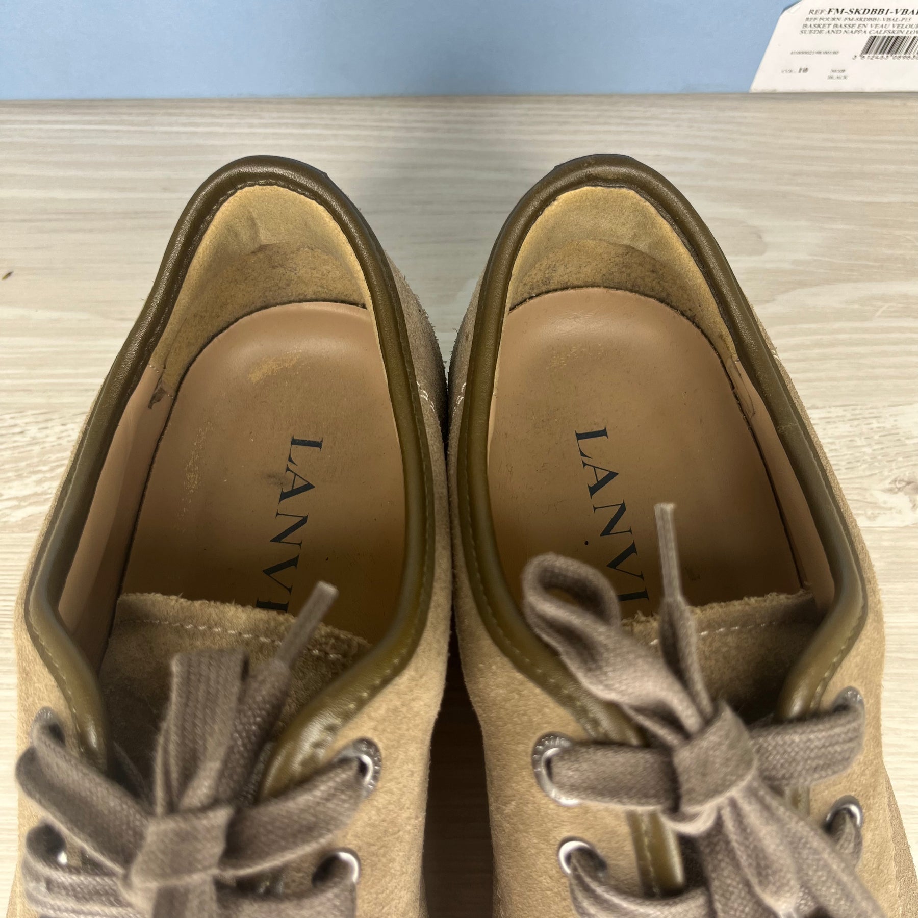 Lanvin Sneakers, Herre ‘Brun’ Mat Toe (44)