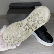 Alexander McQueen Sneakers, 'Black Leather' Oversized (40)