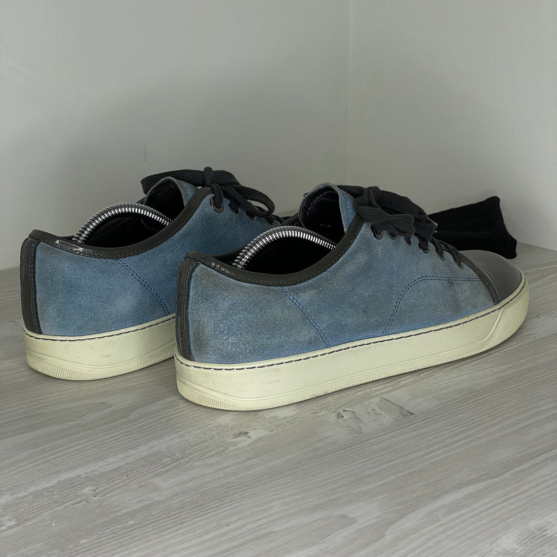 Lanvin Sneakers, Blue Suede &