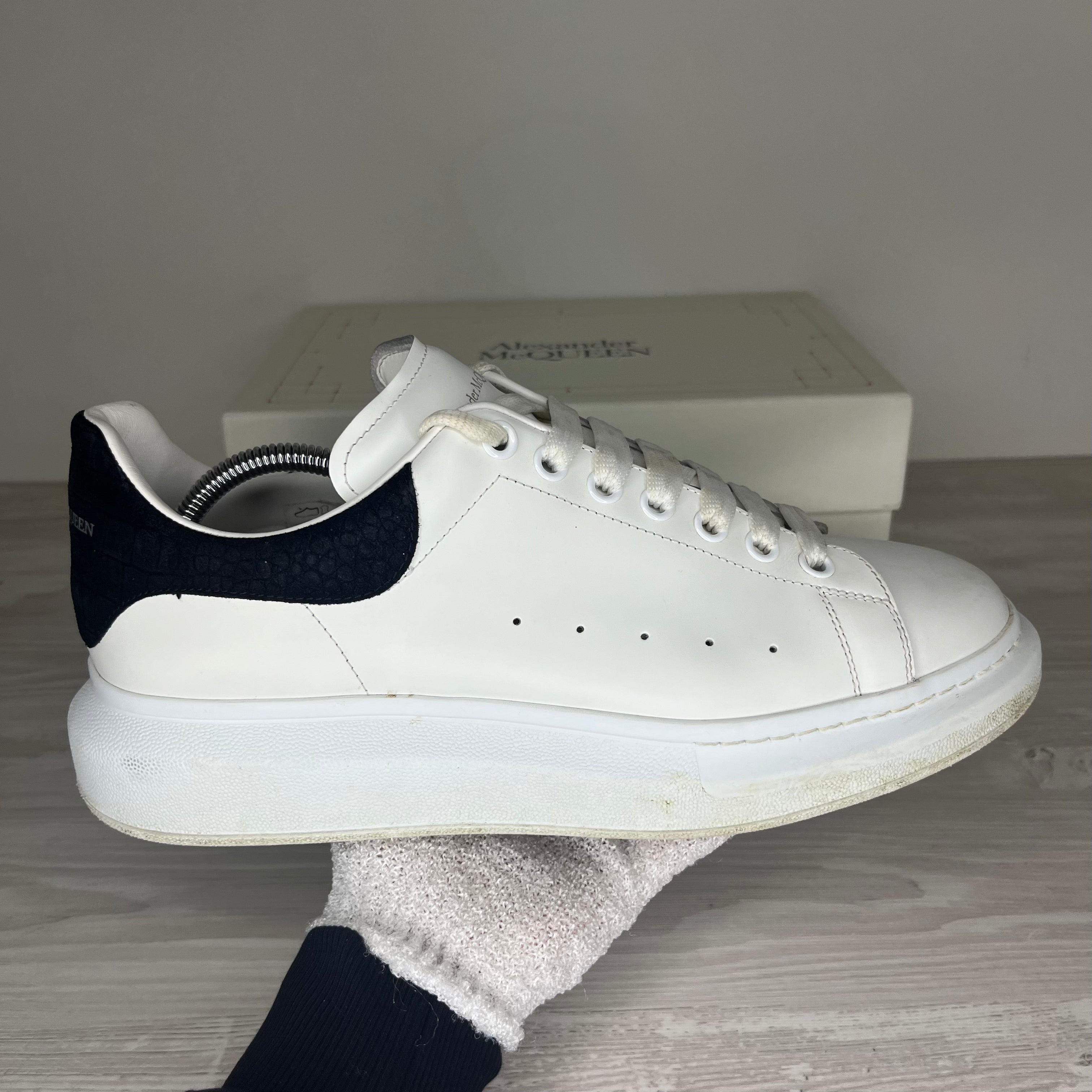 Alexander McQueen Sneakers, 'Hvis Læder' Oversized (45)