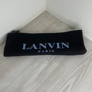 Lanvin Sneakers, Blue Suede 'Lak Toe' (41)