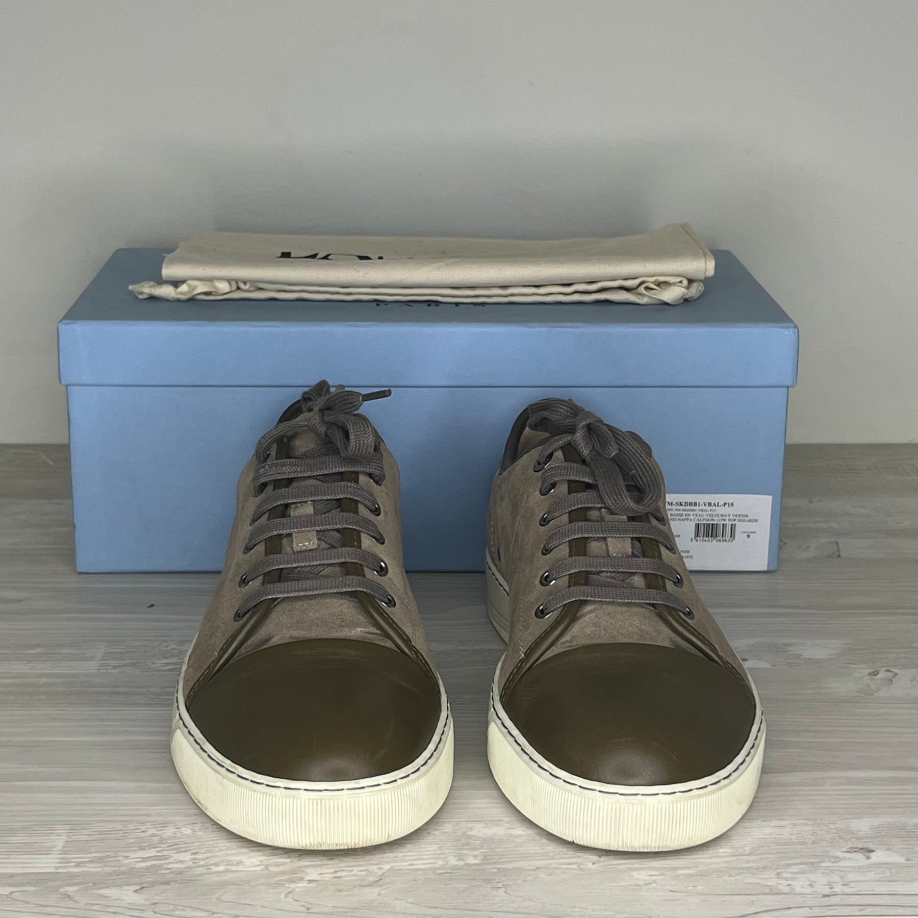 Lanvin Sneakers, Herre ‘Brun’ Mat Toe (44)