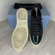 Lanvin Sneakers, Dark Green 'Lak Toe' (40)
