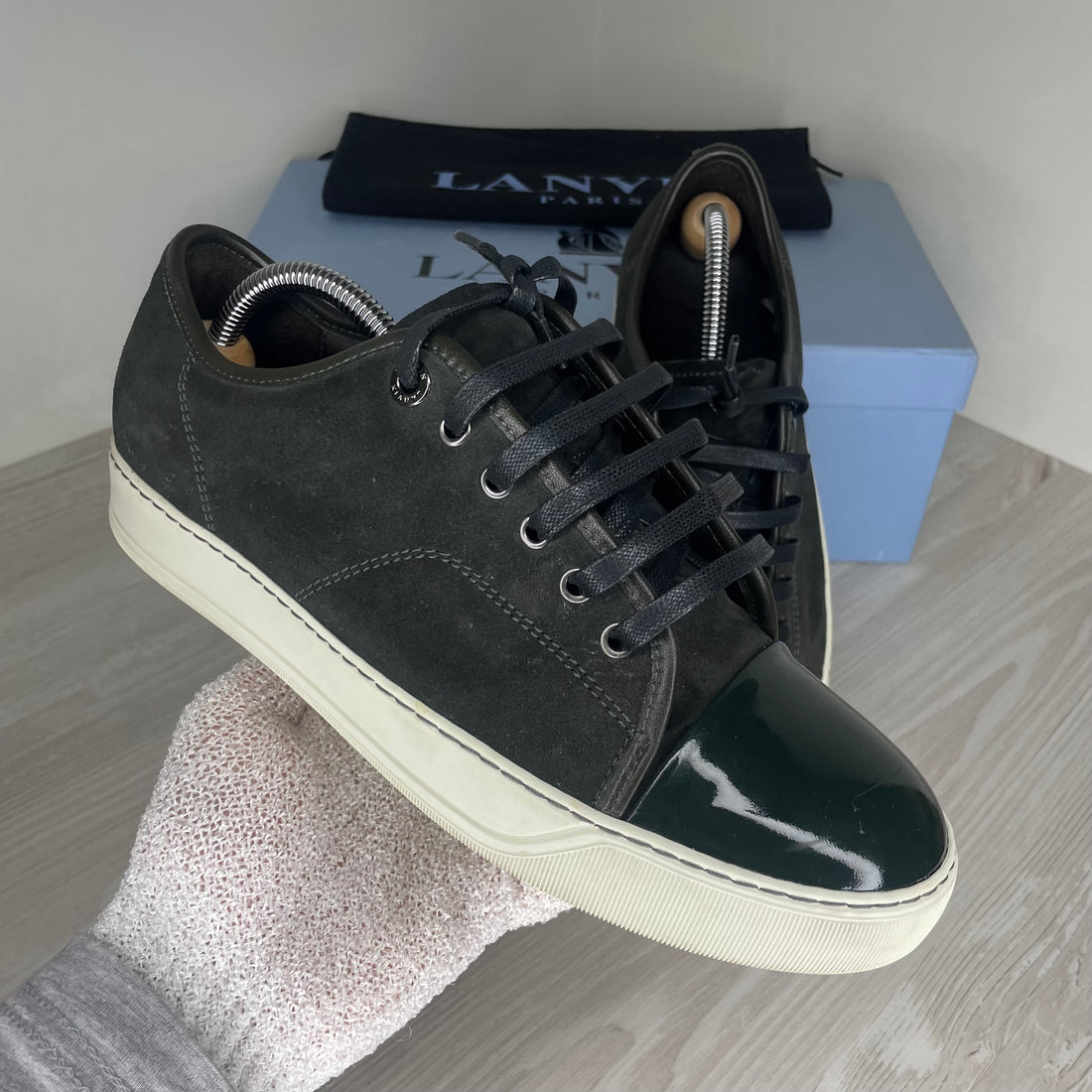 Lanvin Sneakers, Dark Green &
