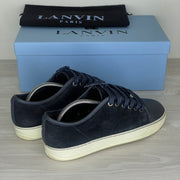 Lanvin Sneakers, 'Navy Suede' Mat Toe (40)