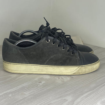 Lanvin Sneakers, Grey Suede 'Mat Toe' (43)