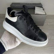 Alexander McQueen Sneakers, 'Black Leather' Oversized (40)