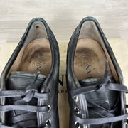 Lanvin Sneakers, Herre ‘Navy Blue’ Mat Toe (42)