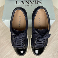 Lanvin Sneakers, Cap Toe Navy (41)