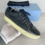 Lanvin Sneakers, 'Black Suede' Mat Toe (39)