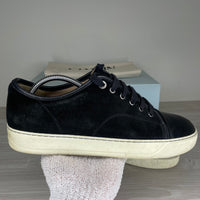 Lanvin Sneakers, 'Black Suede' Mat Toe (42)
