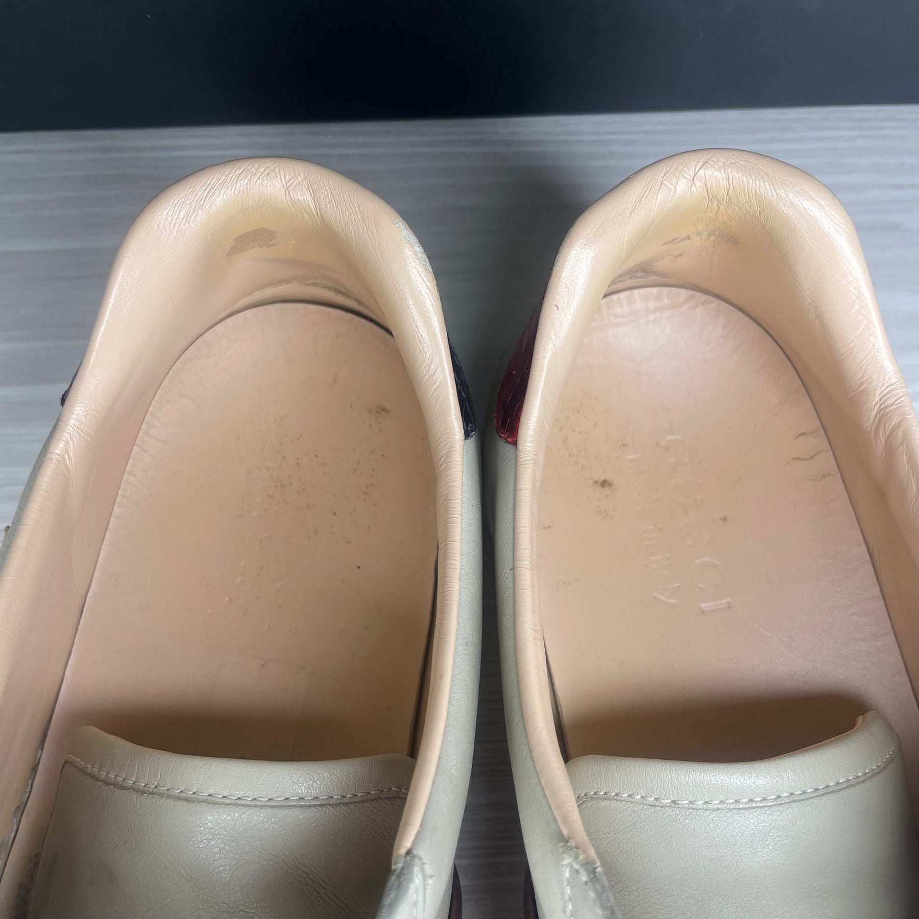 Gucci Sneakers, Beige 'Flames' Ace (42.5)