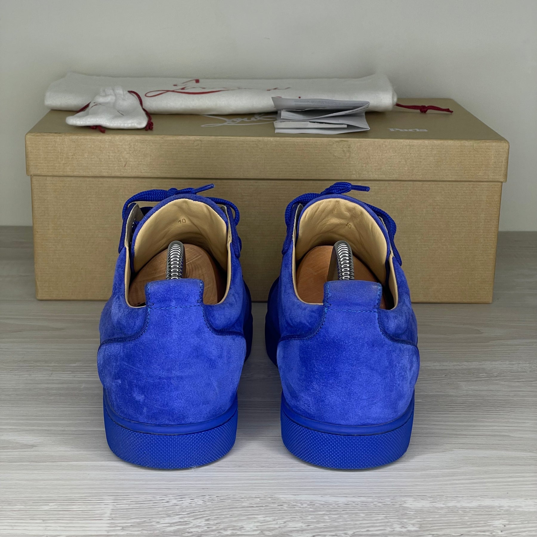 Christian Louboutin Sneskers, 'Mogador Mat' Junior Spikes (40)