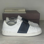 Valentino Sneakers, 'Black Stripe' Open (43)