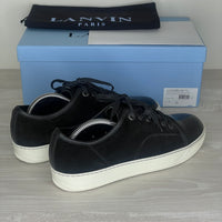 Lanvin Sneakers, 'Black Suede' Lak Toe (42)