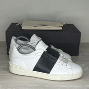 Valentino Sneakers, 'Black Stripe' Open (41)