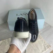 Lanvin Sneakers, Herre 'Sort' Lak Toe (43)