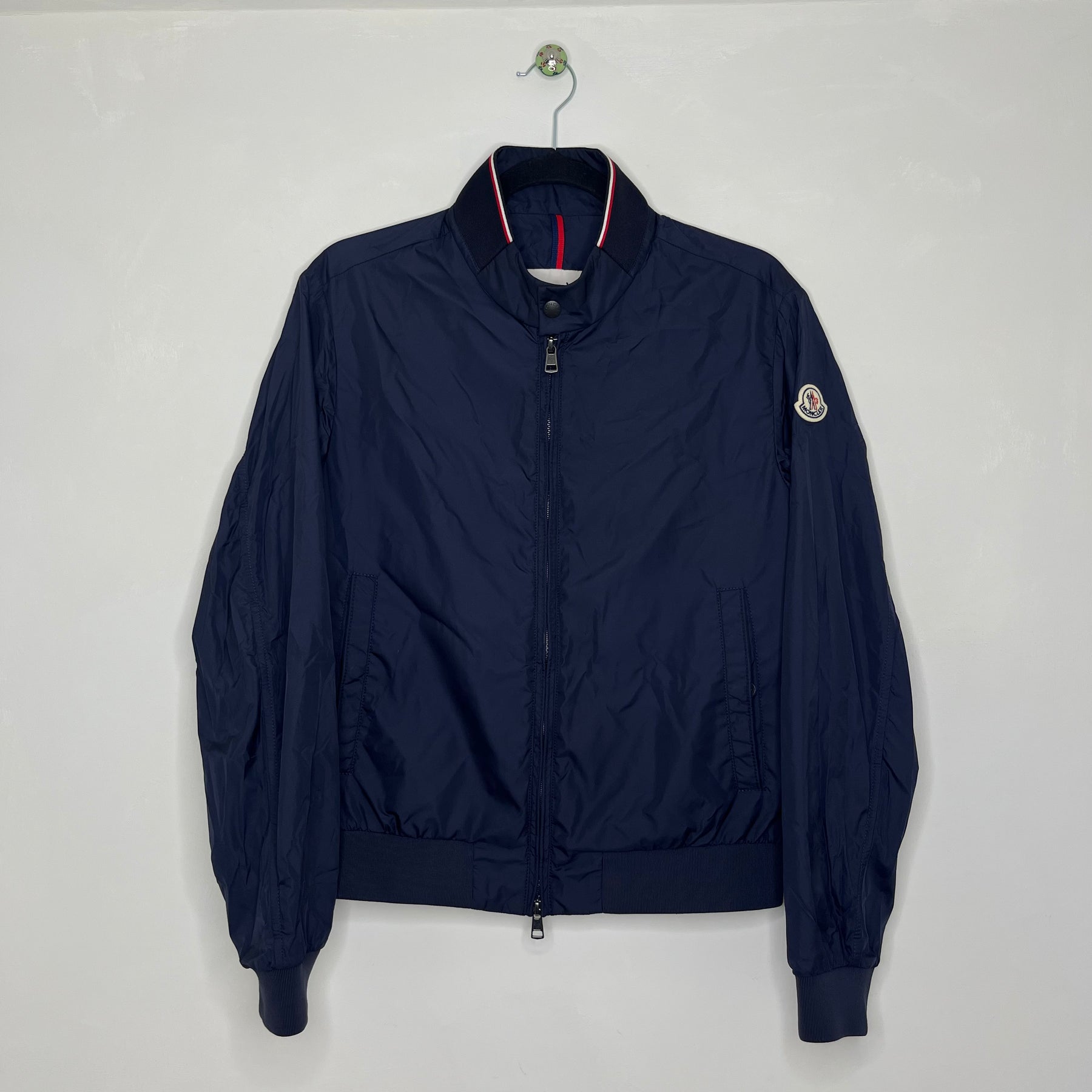 Moncler Vindjakke, Herre 'Navy Blå' Reppe (M2) ⭐️