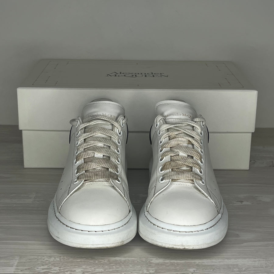 Alexander McQueen Sneakers, 'Hvid Læder' Oversized (41.5)