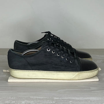 Lanvin Sneakers, Herre ‘Navy Blue’ Mat Toe (42)