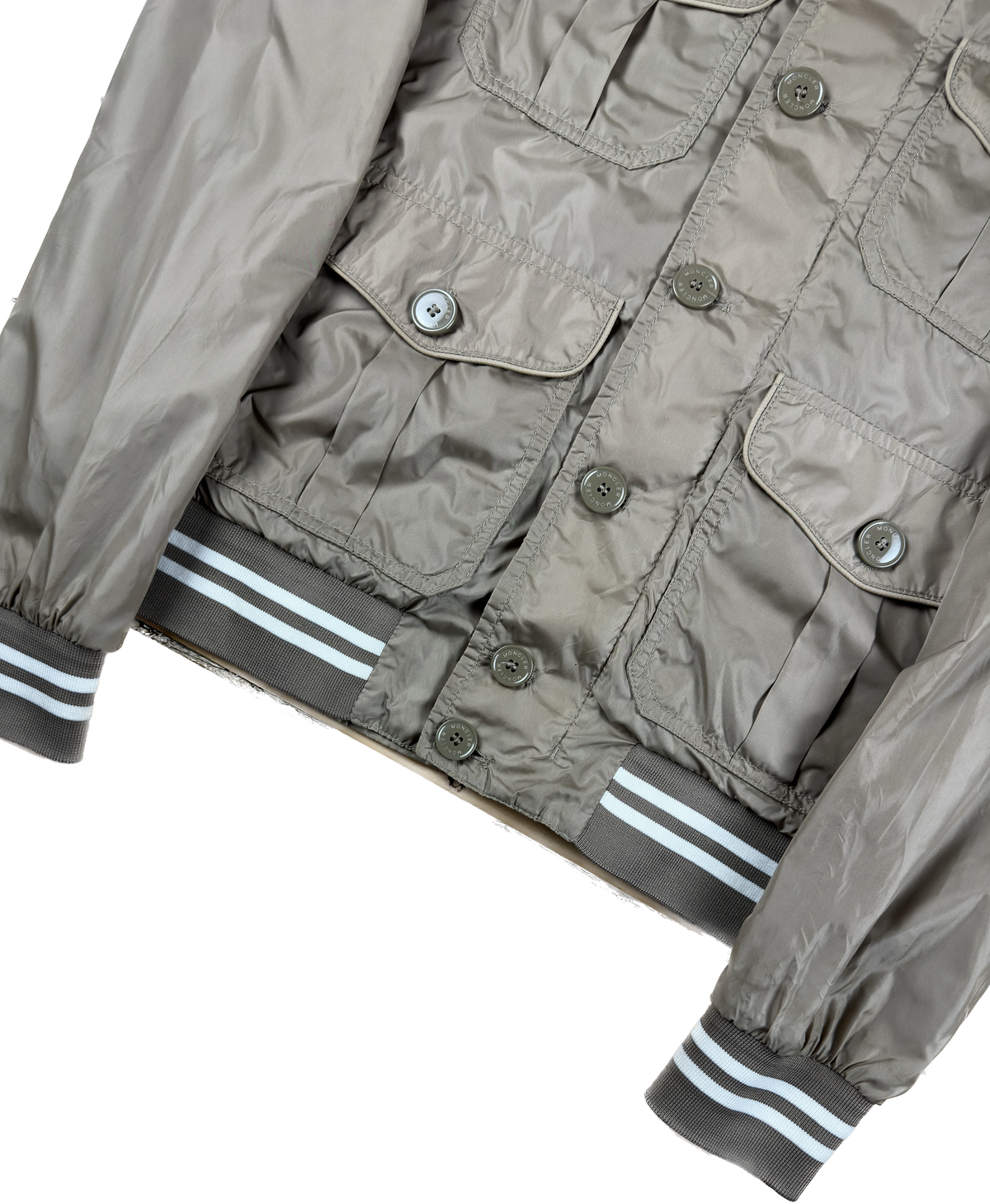 Moncler Vindjakke, Herre 'Grå' Delonix (M1)