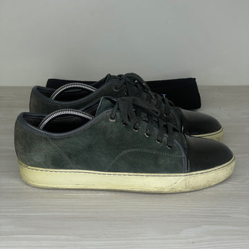 Lanvin Sneakers, 'Green Suede' Lak Toe (41)